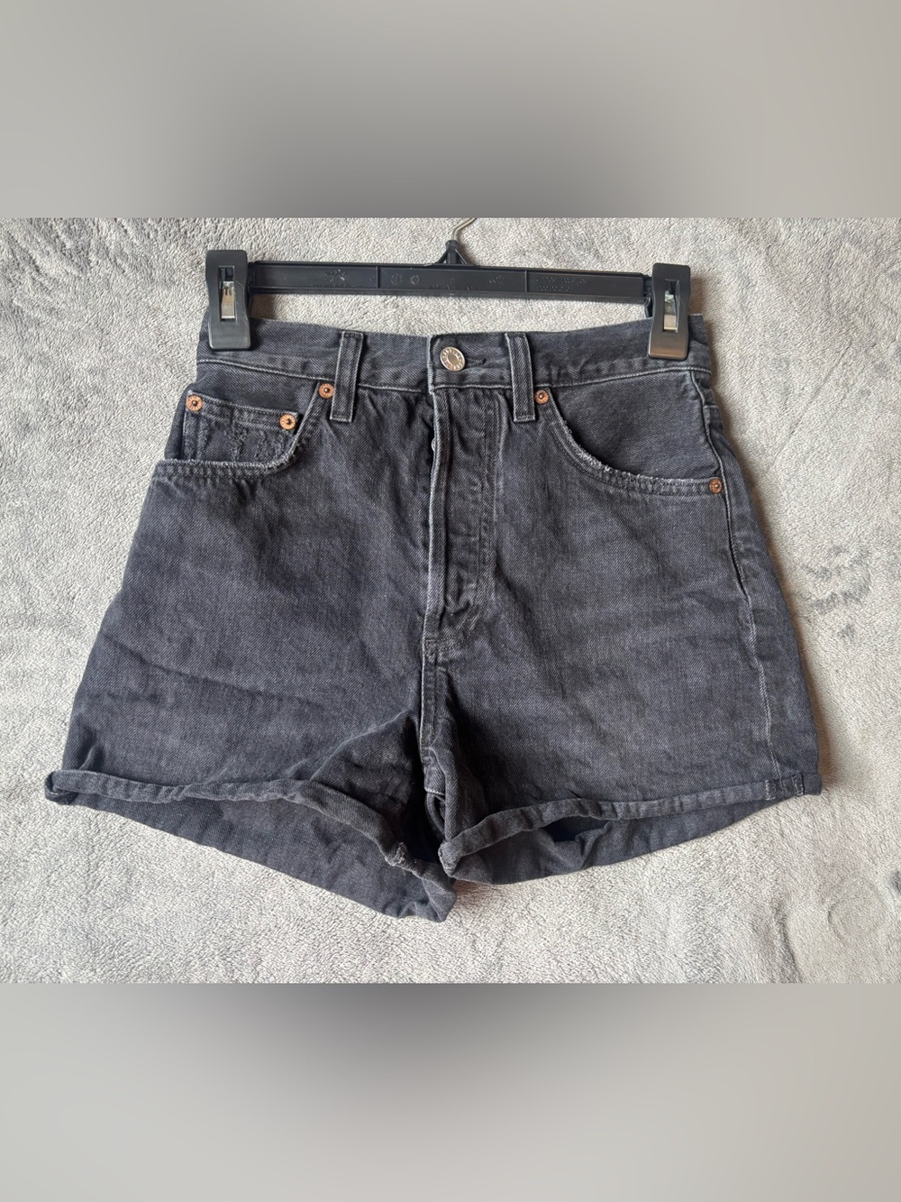 Agolde High Rise Denim Shorts Size 24